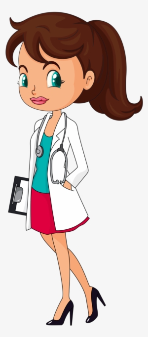 Médico, Hospital, Doentes E Etc - Doctor Clipart Girl