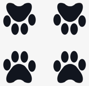 Dog Paw Black And White Silhouette Wallpaper - Tatuaje Pata De Lobo