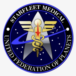 Emblema Medico Frota Estelar 1 - Star Trek Emblem Medical