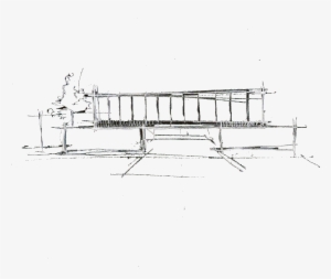 Frosted Glass House Sketch - Technical Drawing