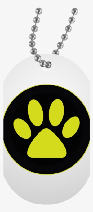 White Dog Tag - My Son Quotes From Dad