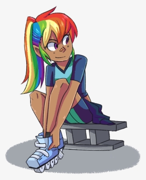 Looji, Bandaid, Cinder Block, Human, Humanized, Rainbow - Cartoon