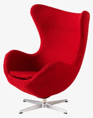Miniature Egg Black Fame Fabric Miniature Egg Red Fame - Stol Ægget