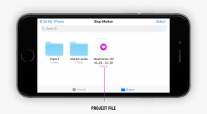 Tap The Stop Motion Studio Location To See All Your - Smartphone