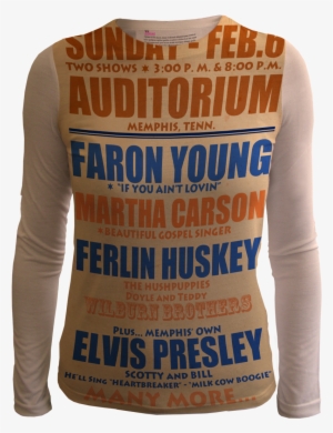 Elvis Vintage Women Peach - Long-sleeved T-shirt