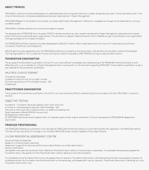 About Prince2 Prince2® Is A De Facto Standard Developed - Law