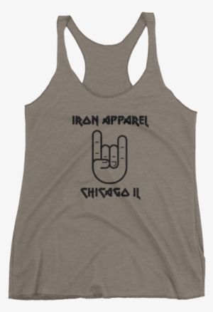 Metal Hand Women's Racerback Tank Top - Cat Even Right Meow - Tri-blend Racerback Tank