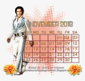 Elvis Presley, November Calendar - Hot