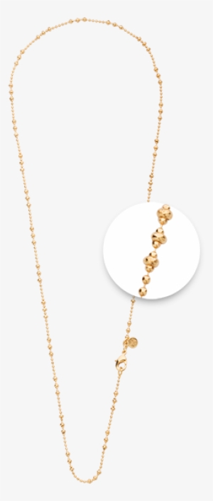 Nikki Lissoni Gold Plated Beaded Chain For Any Coin - Necklace
