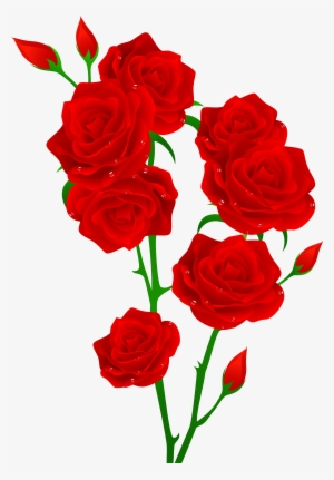 Red Roses Transparent Png Clip Art Image - Roses Transparent