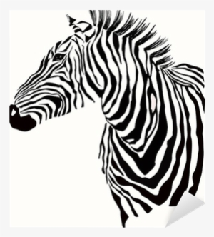 Animal Illustration Of Vector Zebra Silhouette Sticker - Zebra Cross Stitch Free