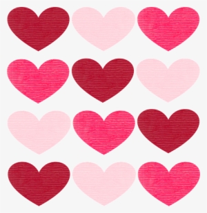 Valentine, Valentine's Day, Hearts, Fabric, Pink, Pale - Valentine's Day Hearts