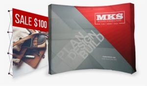 Fabric Pop Up Straight Display
