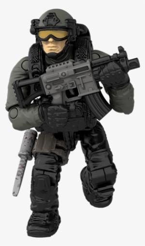 Jungle Paratrooper - Call Of Duty Mega Bloks Jungle Paratrooper