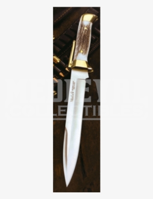 Muela Hunting Knife With Stag Handle - Bowie Knife