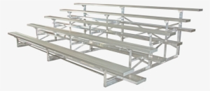 5 Row Bleachers - Aluminium