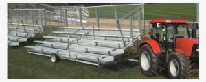 5 Row Transportable Bleachers - 5-row Heavy-duty Aluminum Transportable Bleacher