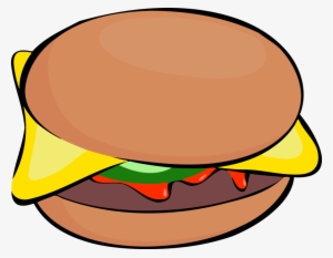 Cheeseburger Hamburger Sandwich Patty Bread - Burger Clipart