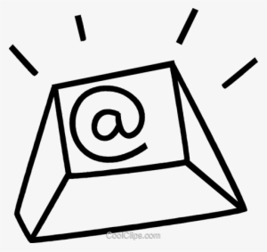 Keyboard Key Royalty Free Vector Clip Art Illustration