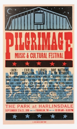2018 Hatch Print Poster - Pilgrimage Music & Cultural Festival