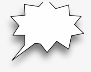 Small Clipart Thought Bubble - Spiky Speech Bubble