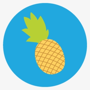 Icon Round Pineapple - Pineapple Icon Circle Png