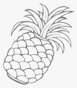 Icons Pineapple-grey - Pineapple Grey Icon Png