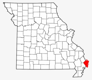 Map Of Missouri Highlighting Mississippi County - Map Of Missouri
