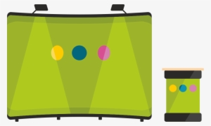 A Custom Exhibition Pop Up Stand - Pop Up Stand Icon