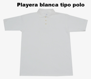 Playera Blanca Tipo Polo G - T-shirt
