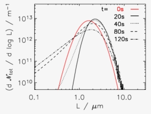 Size Distribution Inside The Primary Wake For T * =217 - Diagram
