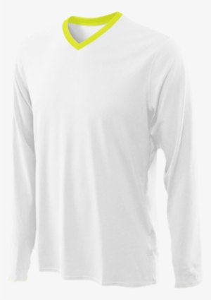 Playera Dry Fit Cuello V Pro Manga Larga Para Niño - Long-sleeved T-shirt