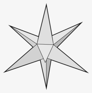 8 Point Paper Star Pattern And Instructions - Paper Star Template 3d