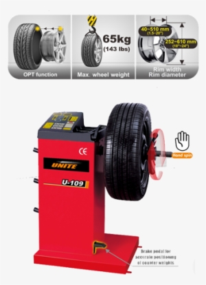 Wheel Balancer U-109 Tire Balancer, Wheel Balancers - Unite Wheel Balancer