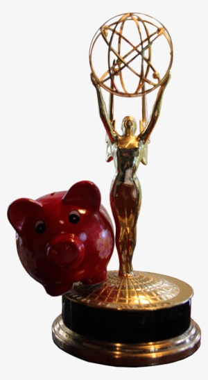 Percy Pig And Emmy Award Small - Portable Network Graphics