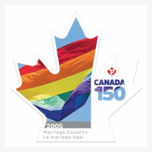 Canada Reveals Marriage Equality Postage Stamp - Canada 150 Stamp