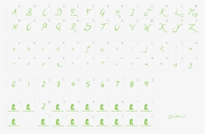 Font Kiss Me Quick Preview - Number