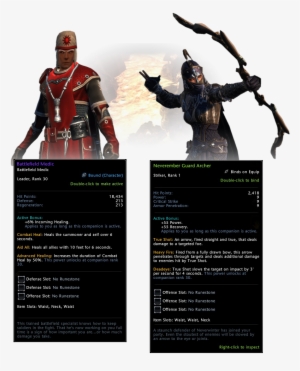 Neverember Guard Archer And Battlefield Medic - Neverwinter