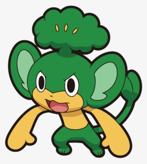 511pansage Bw Anime 2 - Pokemon Pansage