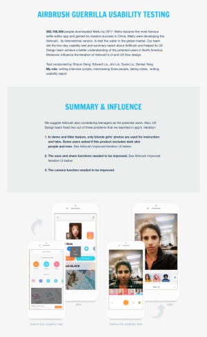 1st Page - Usability Testing