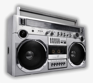 Boomboxes Become Status Symbols, Carried On The Shoulder - Radio 1980 Png