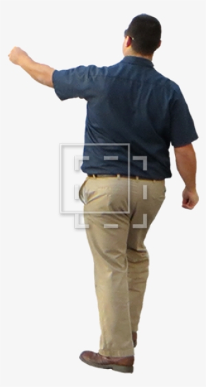 Man Holding Something - Standing