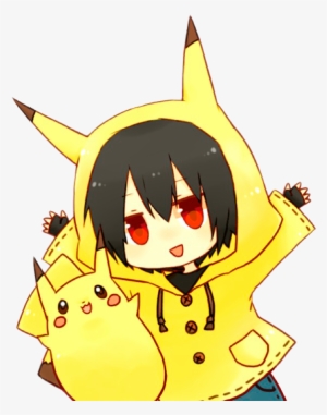Pokemon Pikachu Chibi Anime Boy Cute Tumblr Hoodie - Red Y Pikachu Chibi