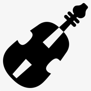 Violin Clip Art Image Black And White - Silhueta De Instrumentos Musicais