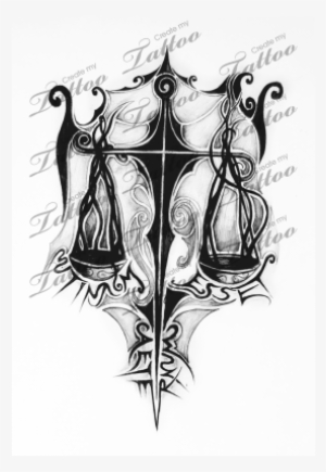 Libra Scales Tattoo Designs