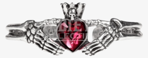 Alchemy Gothic A114 Claddagh By Night Bracelet