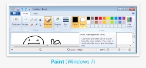 Paint Example 001 - Menu Bar In Paint