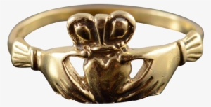 14k Traditional Irish Celtic Claddagh Wedding Ring
