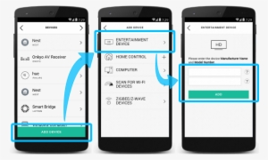 Harmony App Scan Devices - Add Device App