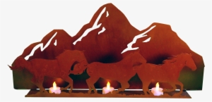 3d Horse Mountain Scene - Zen Cart